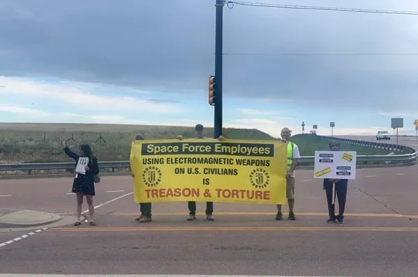 Shriever Air Force Base (now Space Force Base) protest